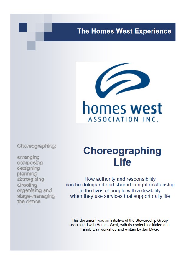 Image of document cover titles Choreographing Life